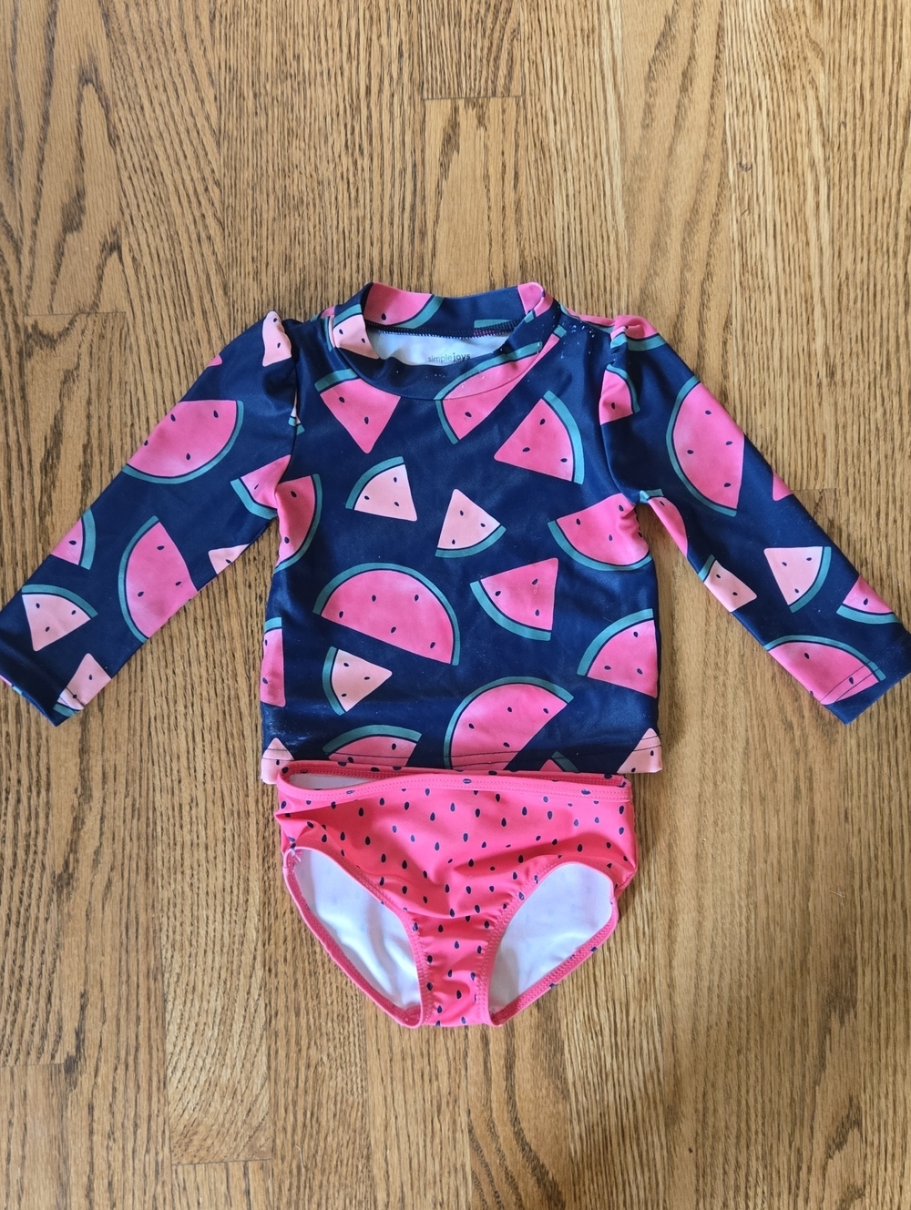 Carter's Watermelon Rash Guard Set - Size 6-9M